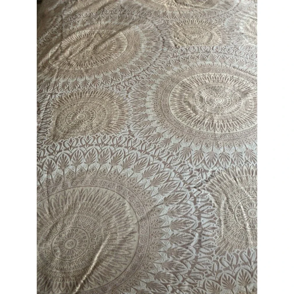Peacock Alley Couture Gold Medallion King Duvet w/2 Shams Egyptian Cotton USA
